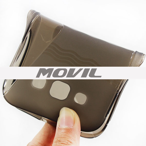 NP-2042 Transparente tpu funda para Samsung E5-6